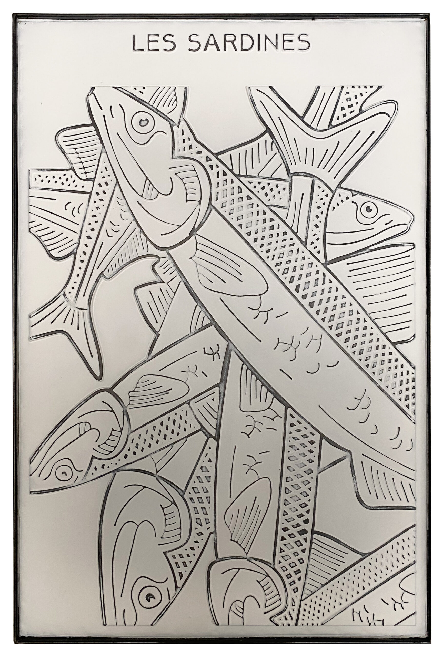 Panneau mural sardines (r17613)